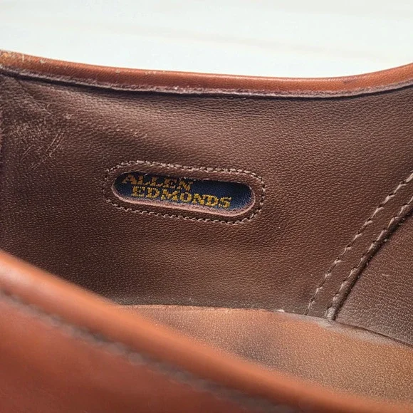 Allen Edmonds Park‎ Avenue Cap Toe Oxford Dress Shoes Men 12B Brown Leather USA
